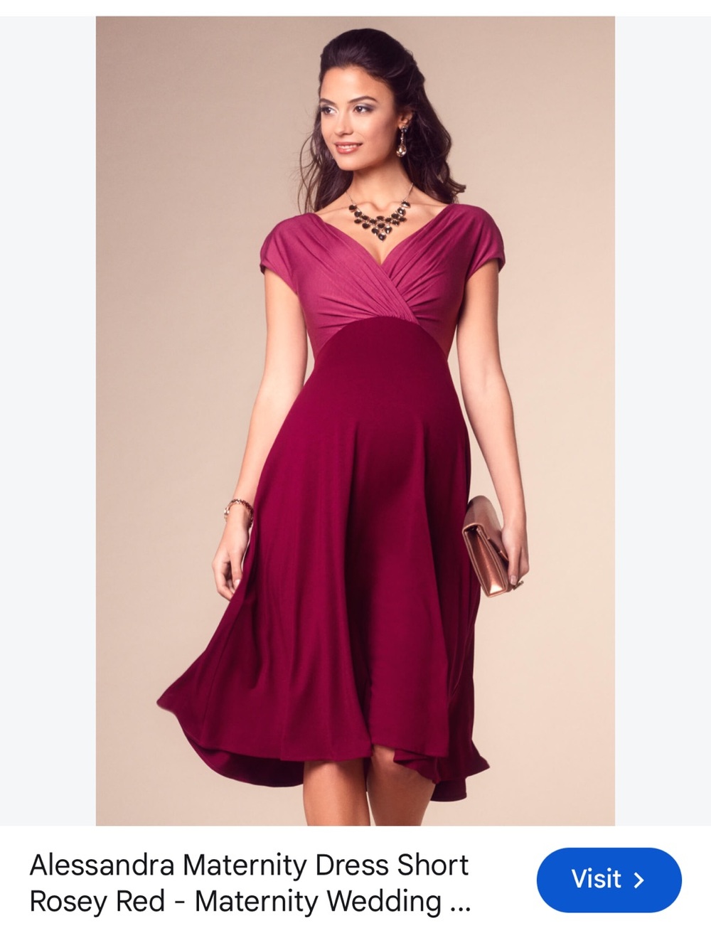 Tiffany Rose Alessandra maternity jersey dress